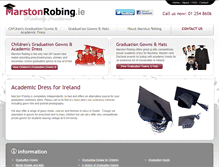Tablet Screenshot of marstonrobing.ie